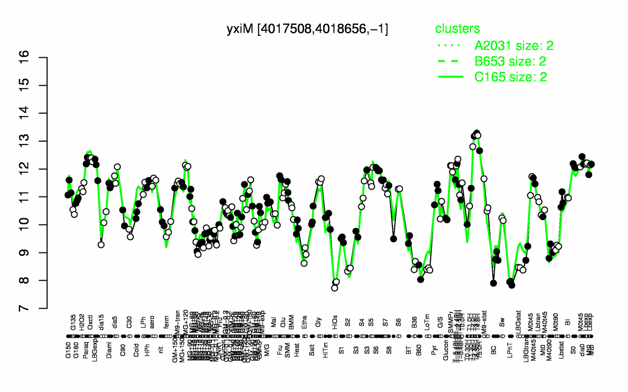 Graph of expression data for this gene.